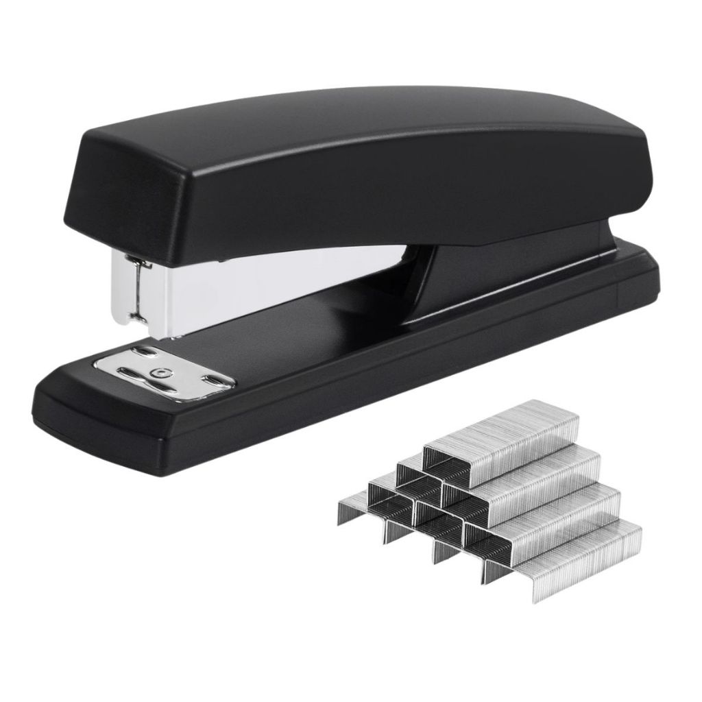 Grampeador de Papel Grande Grampeador Escritório Profissional 20/50 Páginas Preto Grampos de Papel em Oferta na Shopee
