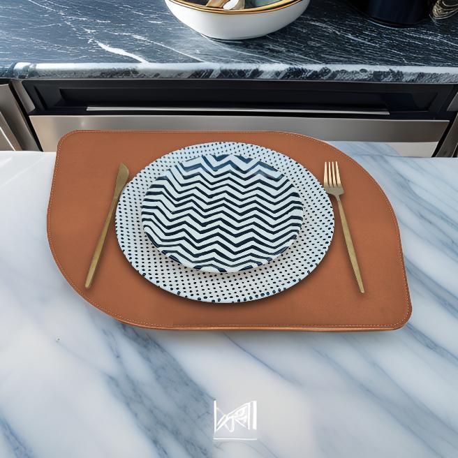 04 Souplat Kit Em Material Couro Sintético Ecologico Lançamento Jogo Americano