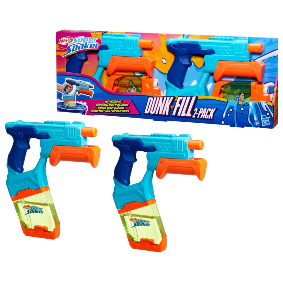 NERF Super Soakar Dunk Fill Pack Duplo - Hasbro G0995 em Oferta na Shopee