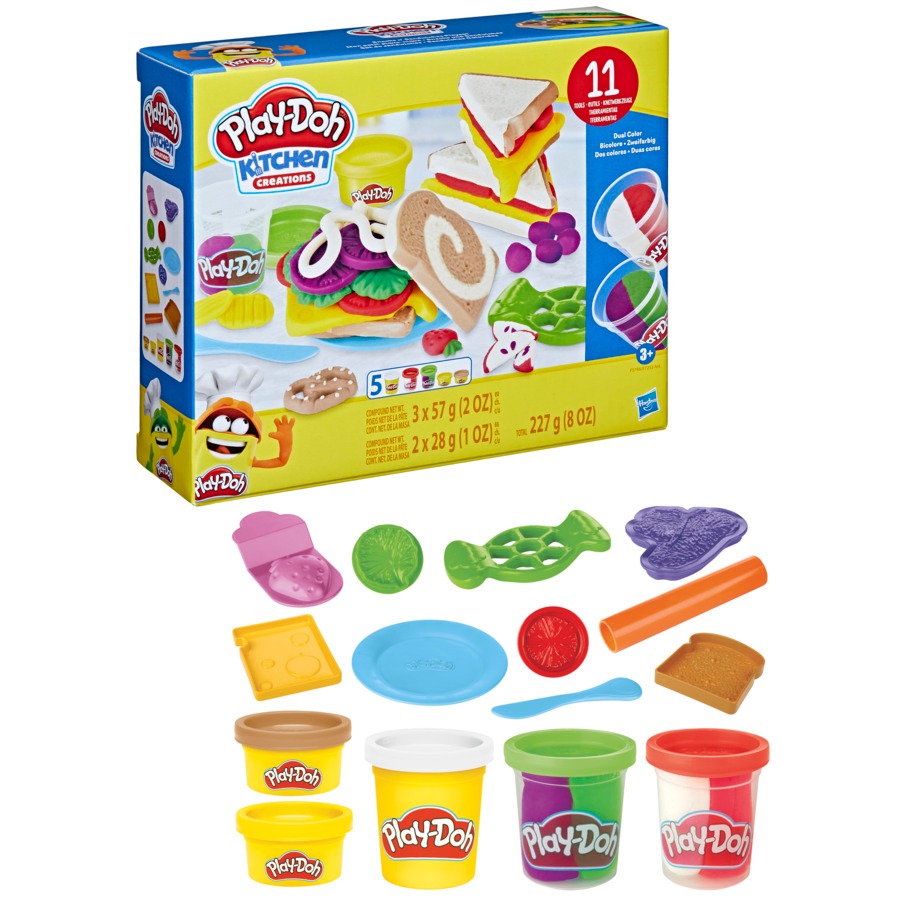 Massinha Play Doh Conjunto Sanduíches Coloridos - Hasbro F5746
