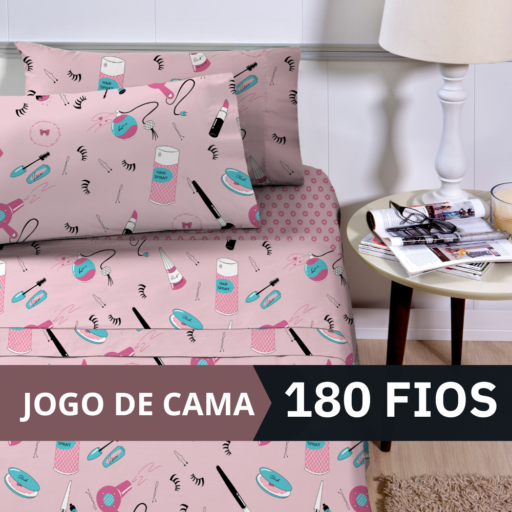 Jogo De Cama Infantil Solteiro 3 Peças Estampas Exclusivas 180 Fios Studio Mix Corttex em Oferta na Shopee