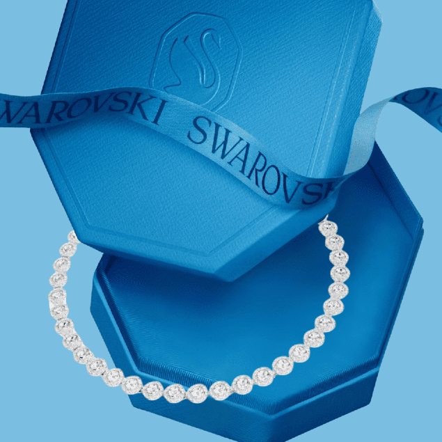 Conjunto Inspiração SWAROVSKI Pulseira Colar e Brinco Romântica Oceano Pingente De Diamante Coração