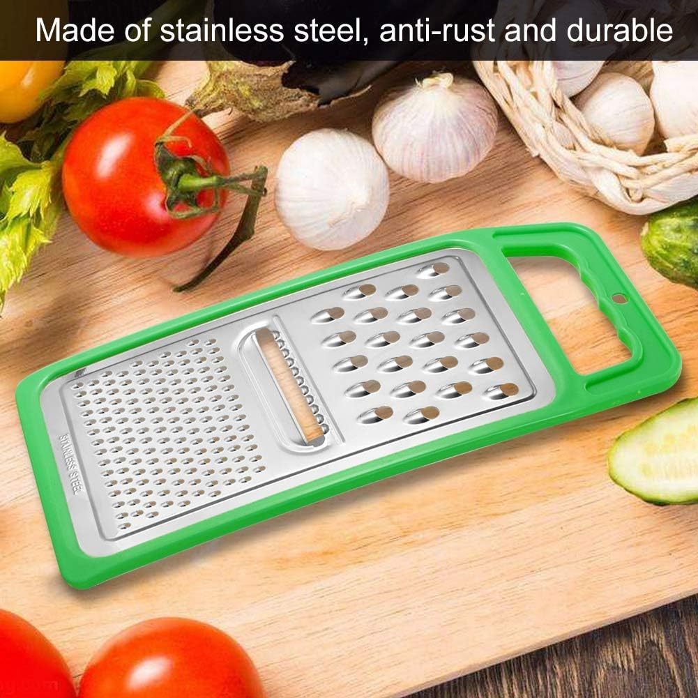 Ralador de Alimentos Com 3 Tipos de Lâminas em Metal Com Reservatório Plástico Muito Resistente em Oferta na Shopee