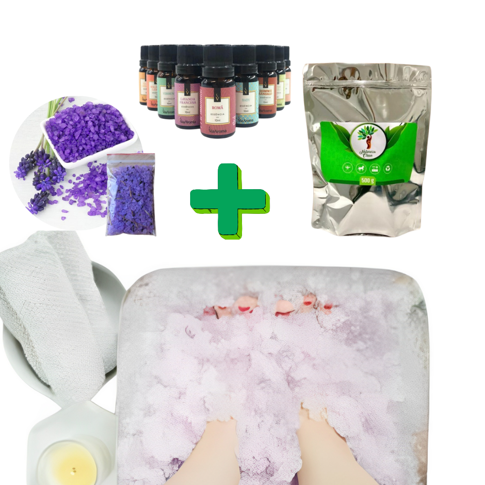 Kit Jelly Spa Gelatina Terapêutica com Essência Aromática