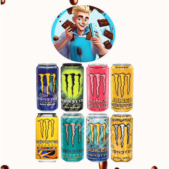 Monster Energetico Importado Diversos Sabores 500ml em Oferta na Shopee