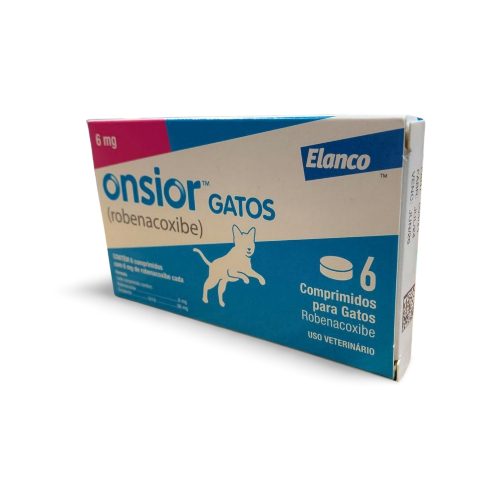 Anti-inflamatório Onsior 6mg Elanco Gatos Com 6 Comprimidos em Oferta na Shopee