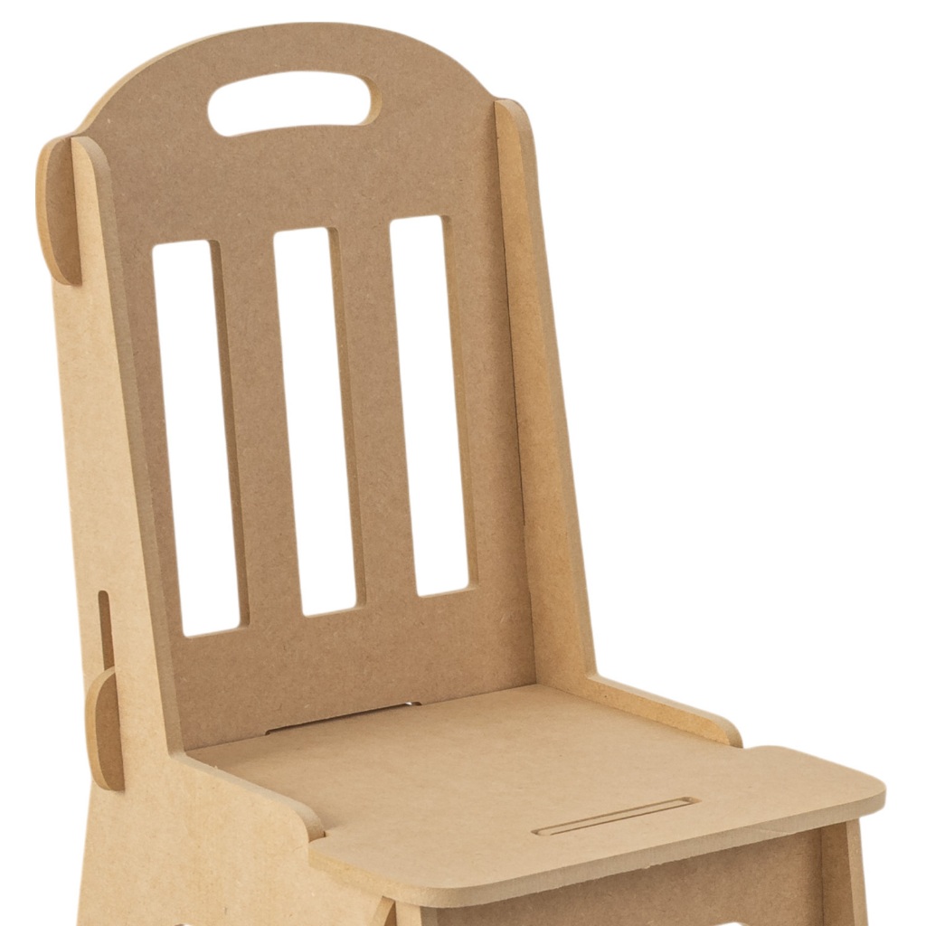 Cadeirinha Infantil Mdf Cru Resistente