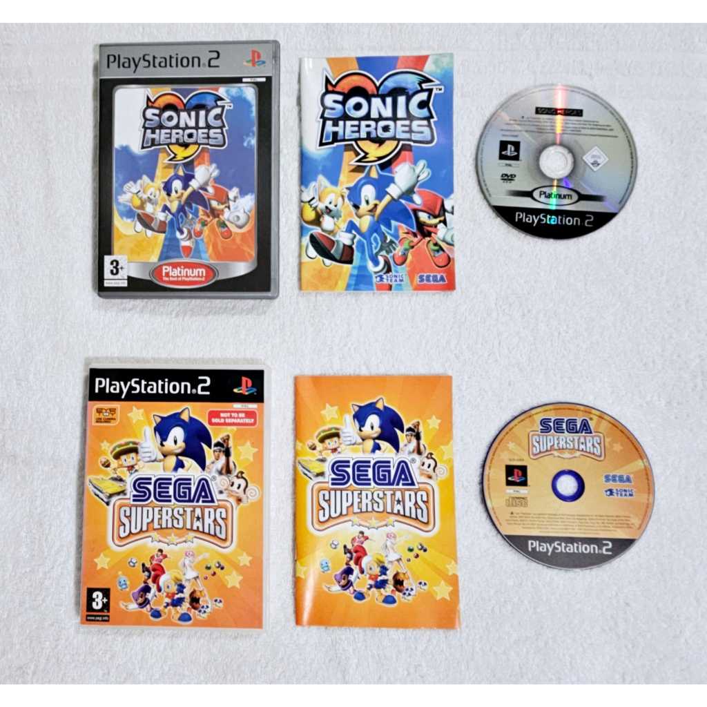 Playstation 2 Sonic & Sega Superstars *** Jogos Originais *** 23/09/2025