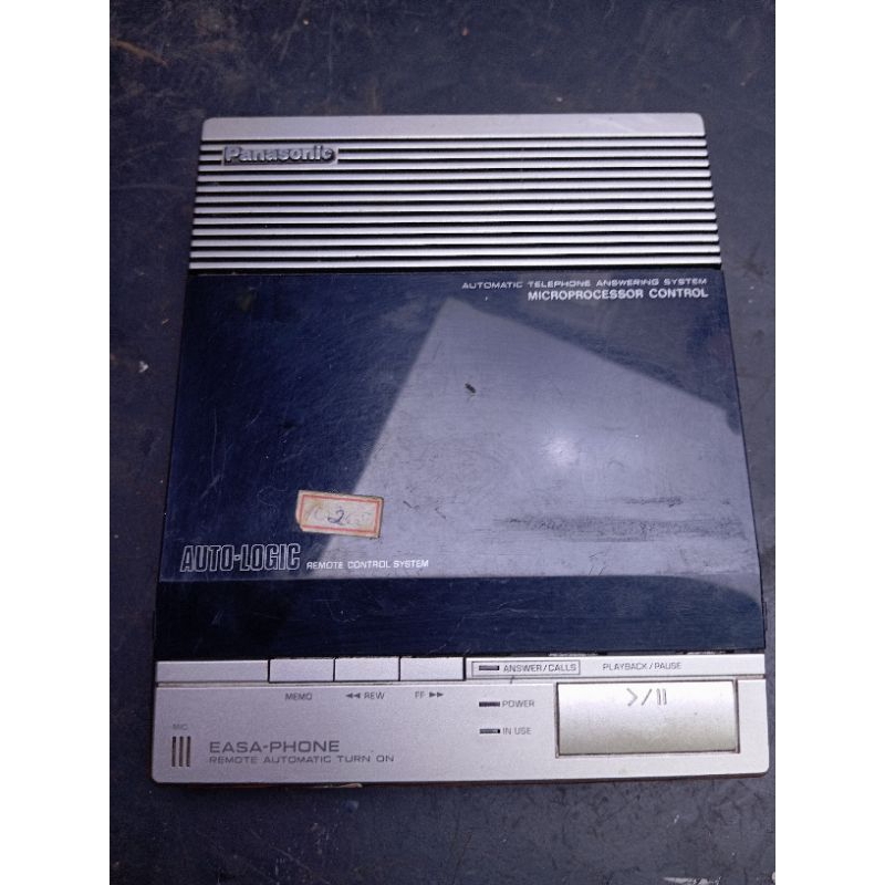 secretária eletrônica antiga defeito no estado