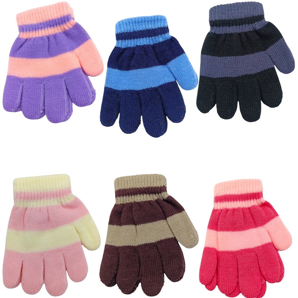 Luvas de frio para crianças / bebê - quentinha e colorida 11 cm - Unissex - estilo - conforto