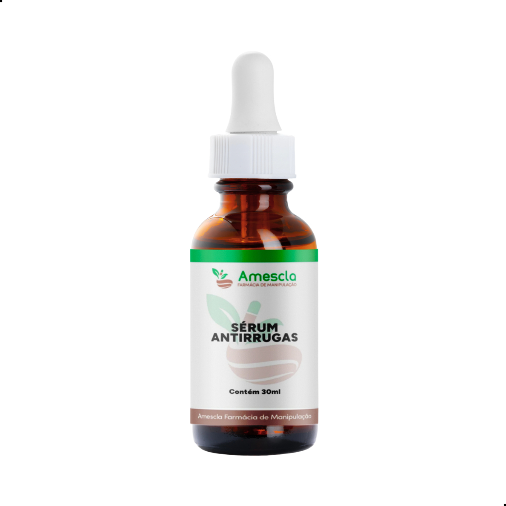 Sérum Facial Antirrugas Vitamina C e Ácido Hialurônico – Firmeza e Hidratação – 30ml
