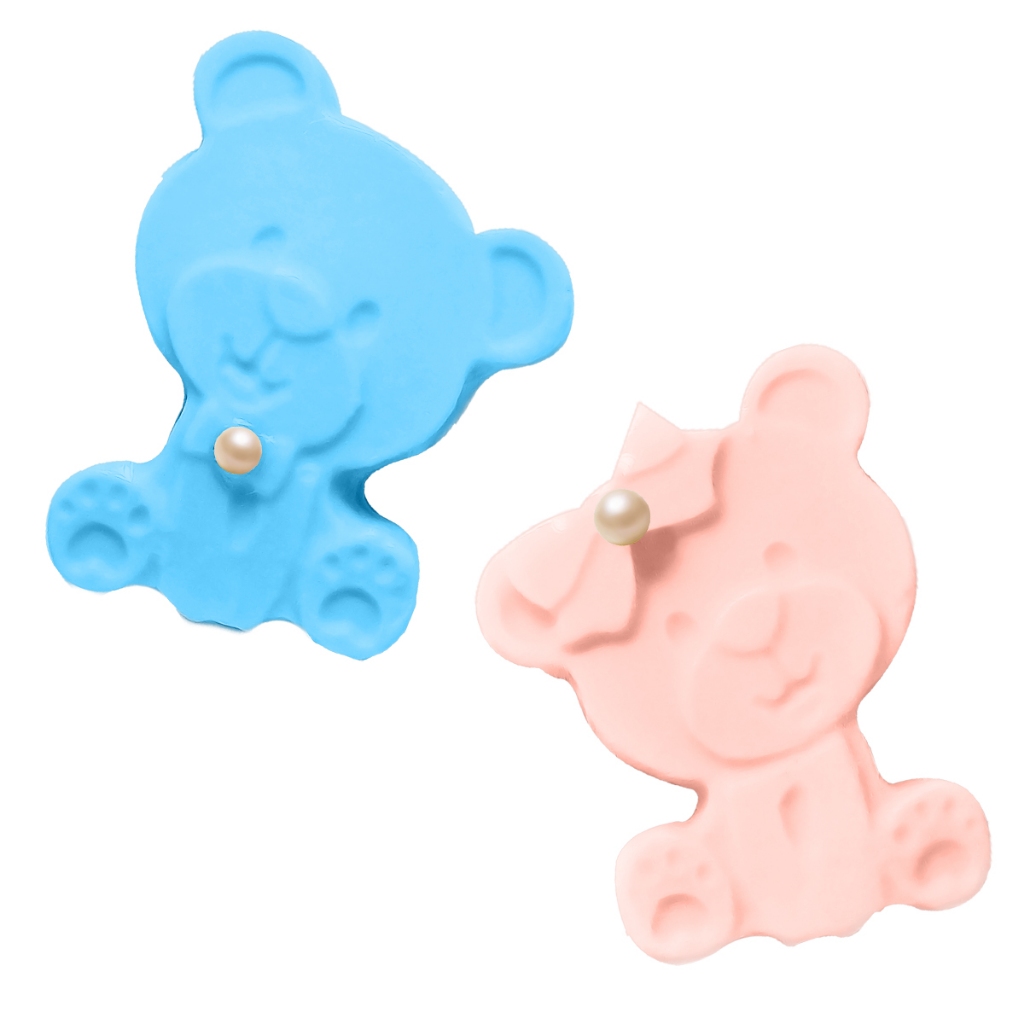 Sabonetinhos Perfumados URSINHO E URSINHA SOLTOS Decoração, Chá de Bebê, Chá Revelação, Aniversário