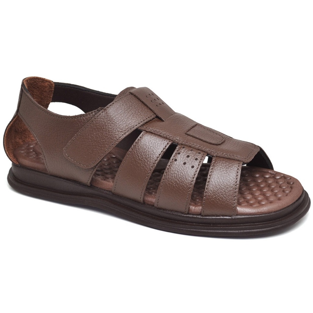 Sandália Franciscana Ortopédica Conforto Anti Stress Polo Star Five 100% Couro Legitimo Promoção — imagem 2 de 2