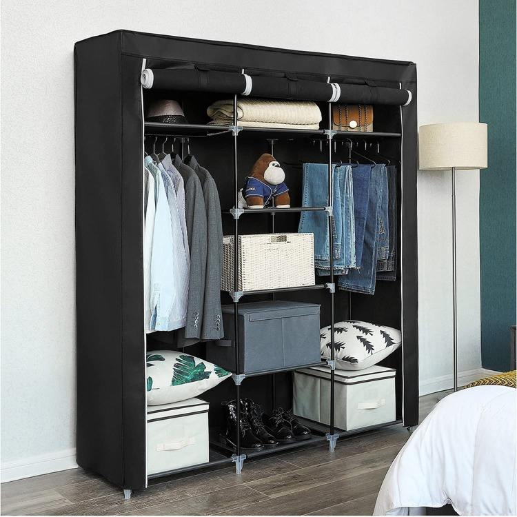 Guarda Roupa Dobrável Organizador De Roupas Portátil Multiuso Armário Organizador de Roupa...