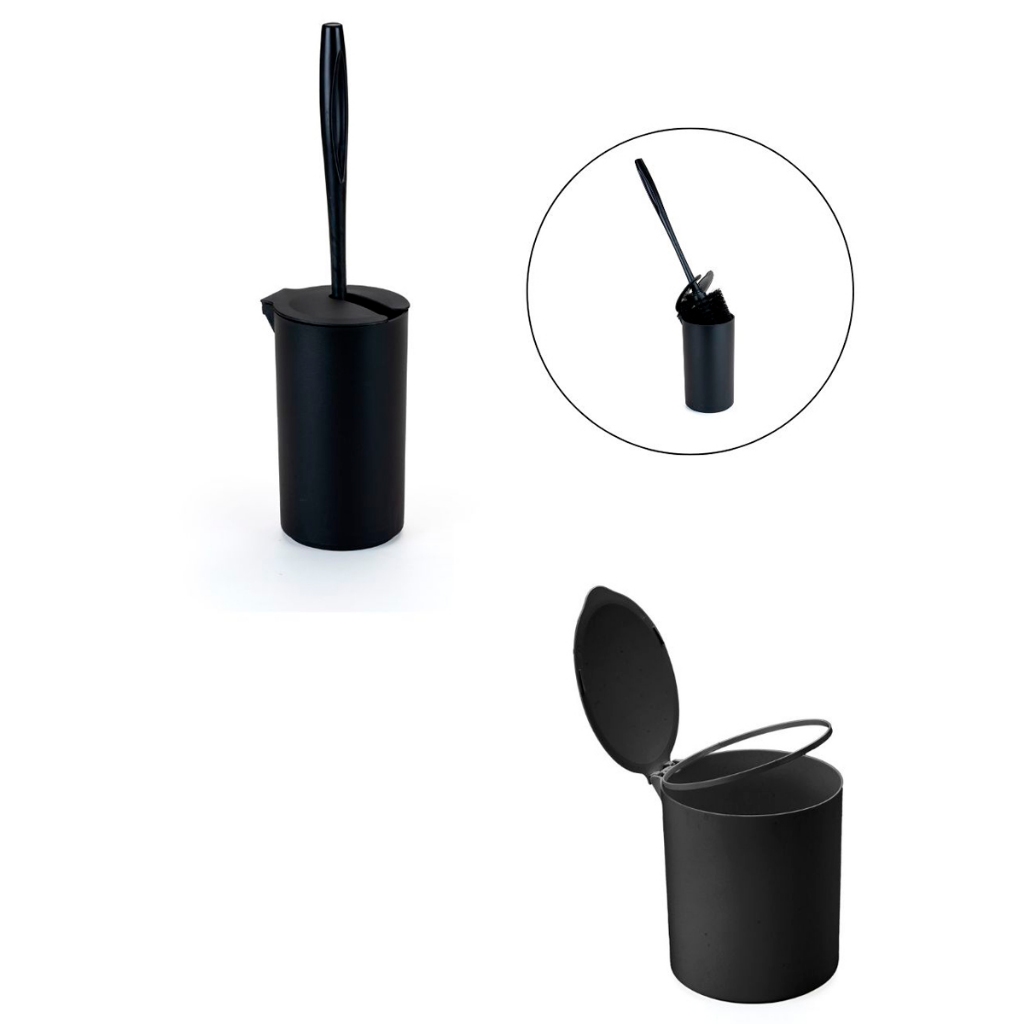 Solução Para Banheiro 2 em 1– Escova Sanitária e Lixeira 4 Litros - Arthi em Oferta na Shopee