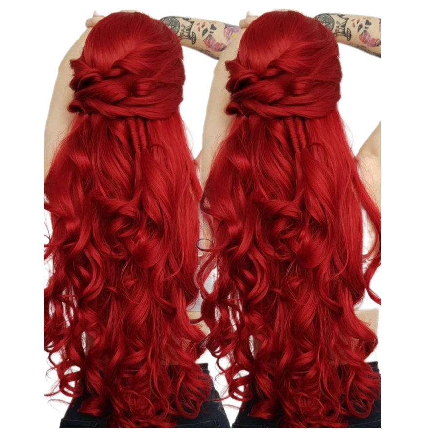 Kit/combo Cabelo Bio Vegetal Tic Tac Ondulado - Vermelho