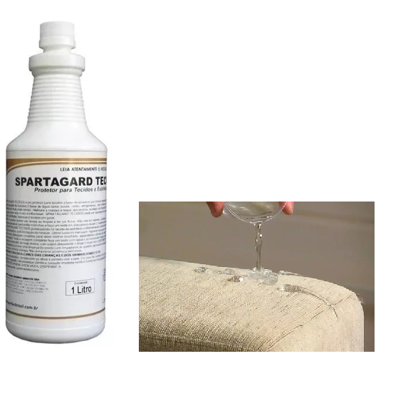 IMPERMEABILIZANTE PARA SOFAS, CARPETES, TAPETES, TÊNIS, ETC SPARTAGARD 1L - SPARTAN