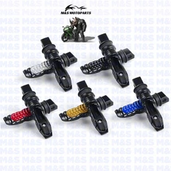 Pedaleira Esportiva Universal Moto Honda, Yamaha, Kawasaki, Suzuki