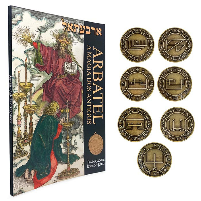 Livro Arbatel A Magia dos Antigos + 7 Sigilos Espíritos Olímpicos Ocultismo Esoterismo Magia Cerimonial Hermetismo