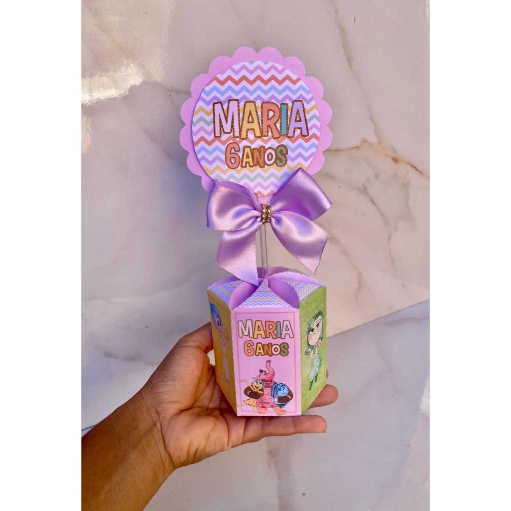 centro de mesa divertidamente personalizado - lembrancinha personalizada - decoração festa infantil