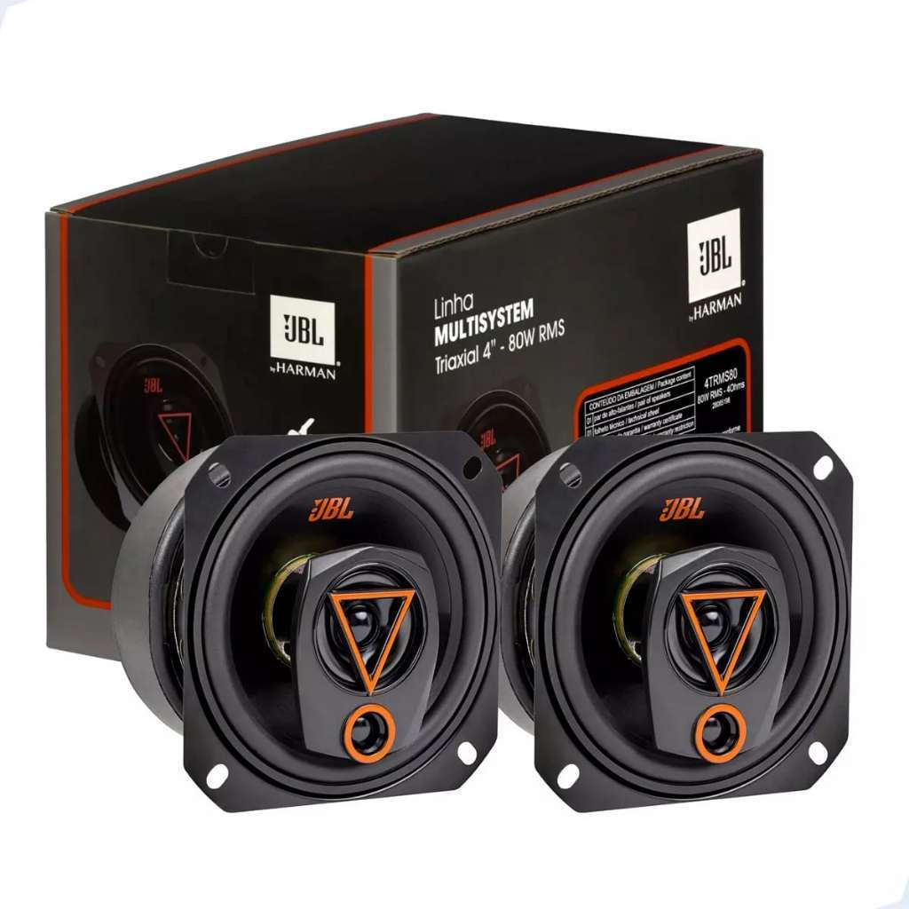 Par Alto Falantes 4 Pol Triaxial JBL Multisystem 4trms80 80W Rms 4 Ohms