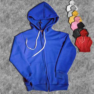 Blusa de moleton infantil com ziper e capuz em Oferta na Shopee