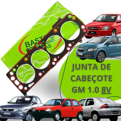 Junta Cabeçote Gm Chevrolet Mpfi Vhc 1.0 8v Corsa, Celta, Classic, Onix, Prisma Fibra Amianto Bastos