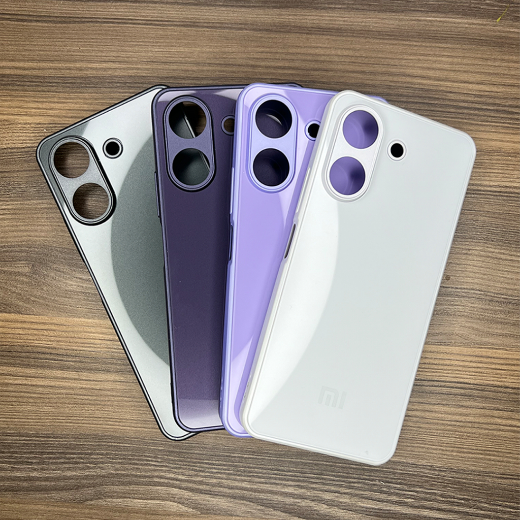 Capa Capinha Xiaomi Redmi 13C Acrílica Aveludada com Proteção Total de Câmera Pr