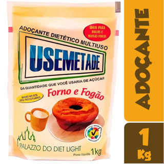 Usemetade Adoçante Dietético Em Pó Diet Light - Pacote 1kg em Oferta na Shopee