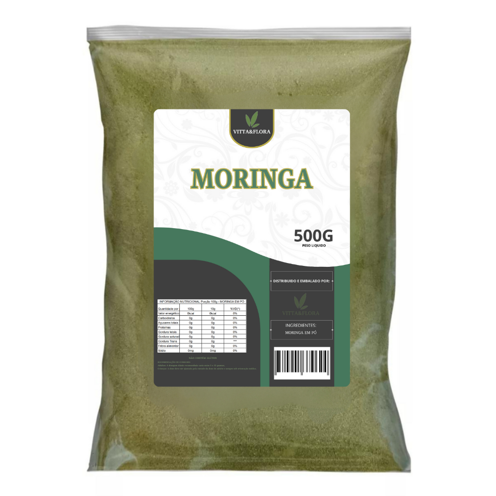 Detalhes do MORINGA EM PÓ 100% PURA  250G A 1KG NATURAL