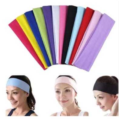 Kit Faixa De Cabelo Confortável Elástica Esporte Tiara Academia Lazer Passeio Yoga Headband