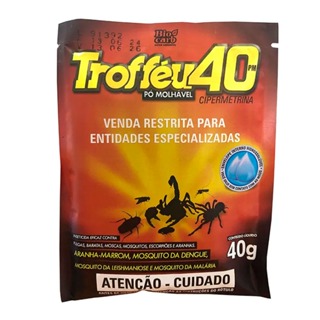 Kit 3 Inseticida Trofféu 40PM Saco de 40g em Oferta na Shopee