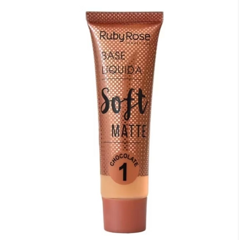 Base,líquida,Soft,Matte,Ruby,Rose,