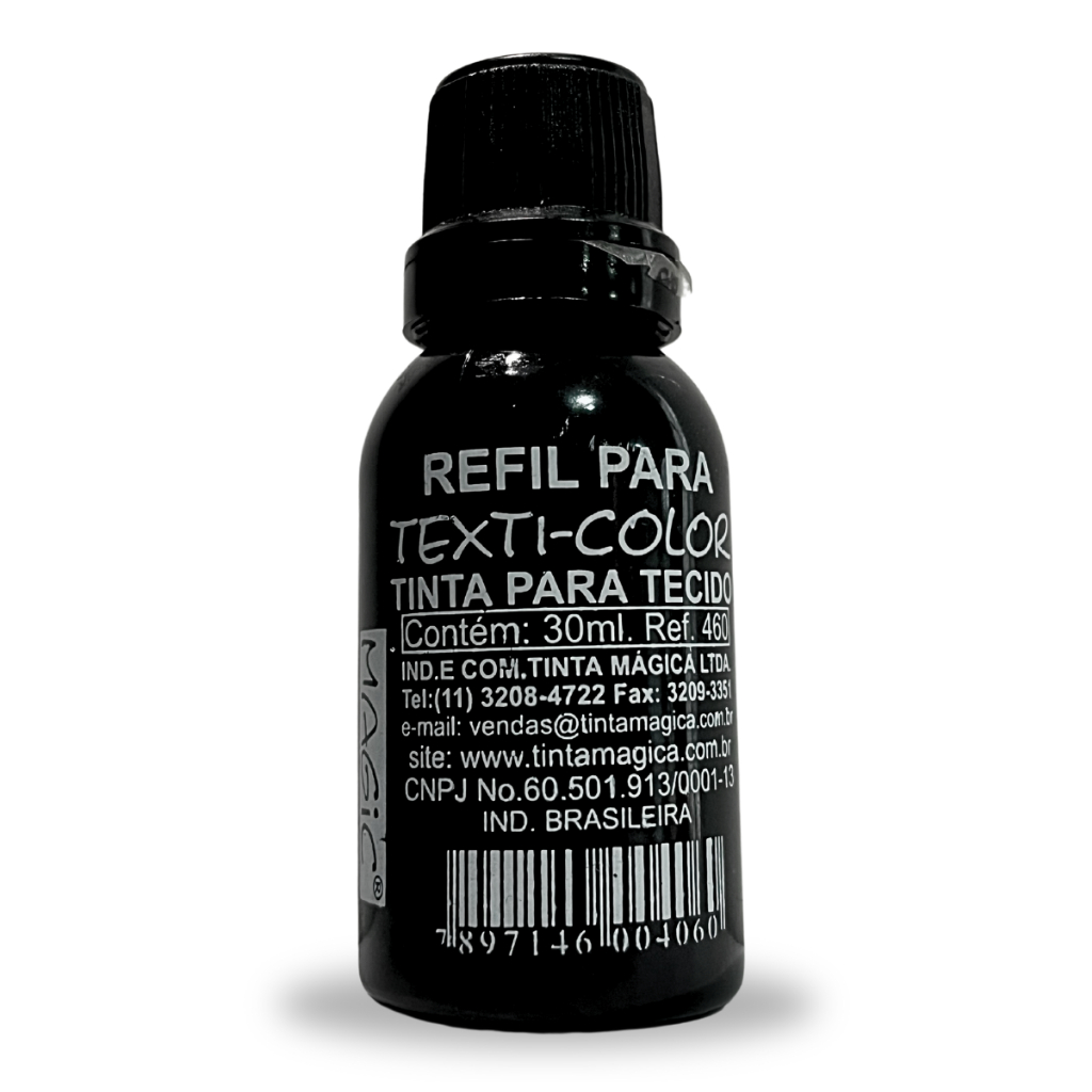 Tinta Profissional Carimbo Para Tecido 30ml - Magic