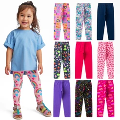 1, 3 ou 5 Peças Calça Legging de Cotton Infantil Menina Premium 1 ao 14 Feminina