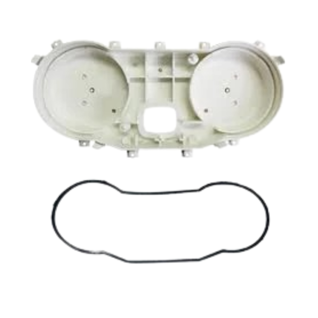 Carcaça Interna Branca + Borracha Vedação Modelo Moto Cbx 250 Twister Até 08