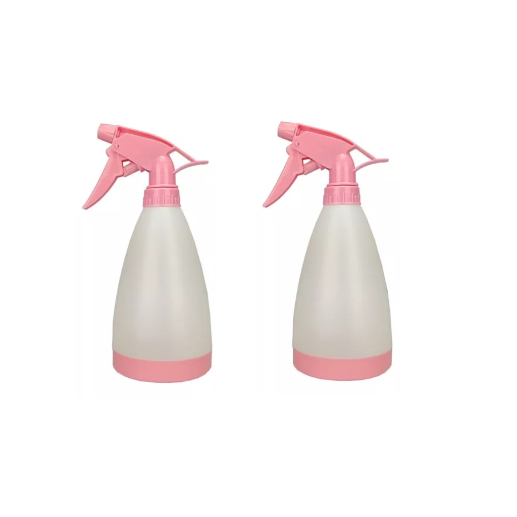 Kit 2 Borrifadores Pulverizadores Spray Plástico 500Ml Branco em Oferta na Shopee