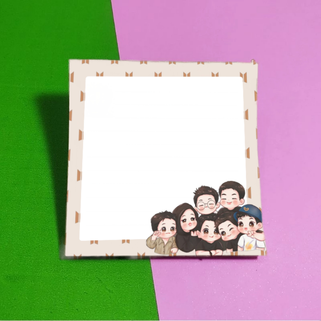 Bloquinho de Anotações Bts Bangtan Army Kpop Vários Modelos