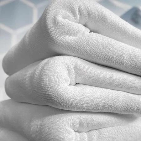 10 Panos de Chão Alvejado Gigante Saco Duplo 100% Algodão