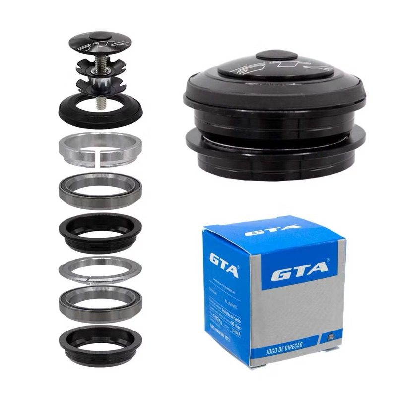 Movimento de Direção Semi Integrado 44mm Mega Over com Rolamento para Bike Bicicleta em Oferta na Shopee