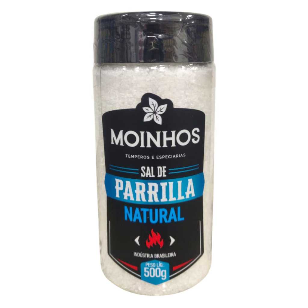 Sal de Parrilla Natural 500g - Ideal para Churrasco e Carnes Grelhadas - Sem Glúten em Oferta na Shopee
