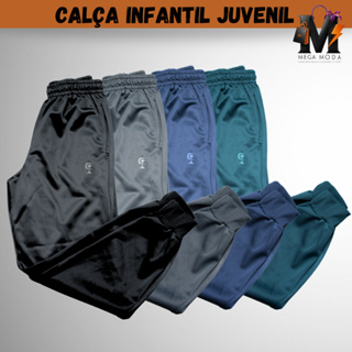 Kit 3 Calça Infantil Juvenil Flanelada Quentinha em Oferta na Shopee