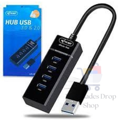 Hub USB 2.0 Knup KP-HB501 | HUB Expansor de Portas com Alta Velocidade e Design Compacto