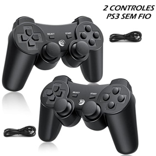 Kit Controle Ps3 Playstation 3 Dual Shock Wirelless Sem Fio Joystick em Oferta na Shopee