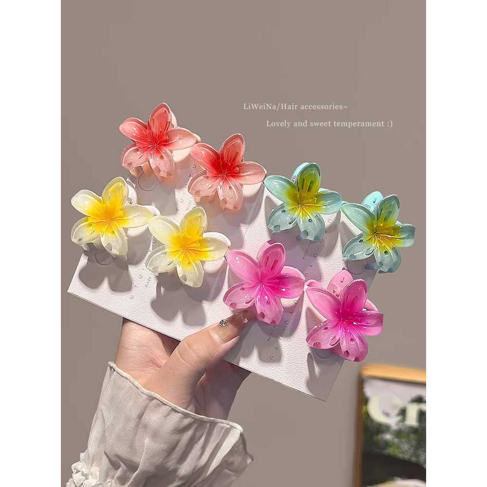 Kit com 12 peça de presilha de flor de cabelo em Oferta na Shopee