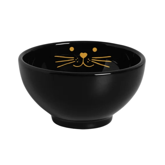 Comedouro Bebedouro Cerâmica Porcelana Branco/Preto/Dourado para Gatos Médio 350m e Grande 550ml em Oferta na Shopee