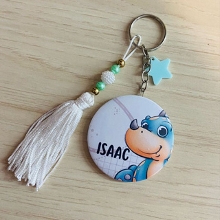 Chaveiro Botton Personalizado com o tema que desejar - ENVIAR NO CHAT O TEMA E O NOME em Oferta na Shopee