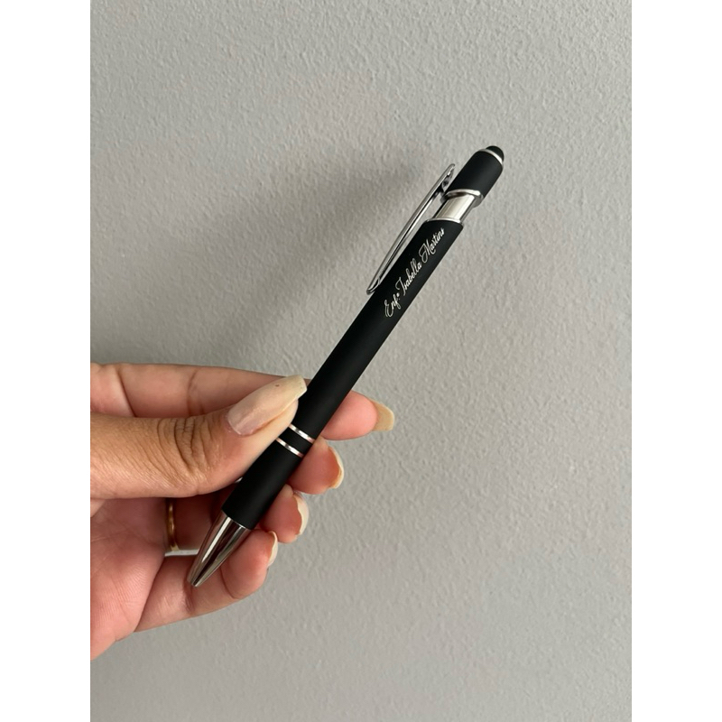 Caneta Touch Screen Personalizada Com Nome Gravado a Laser em Oferta na Shopee