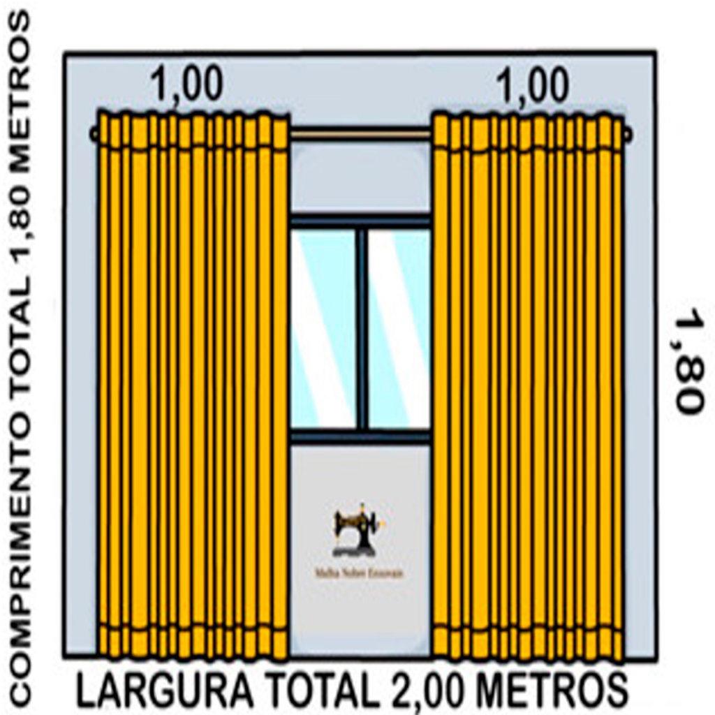 Cortina Quarto e Sala Antonella 2,00 x 1,80m Cinza com Ilhós — imagem 2 de 2