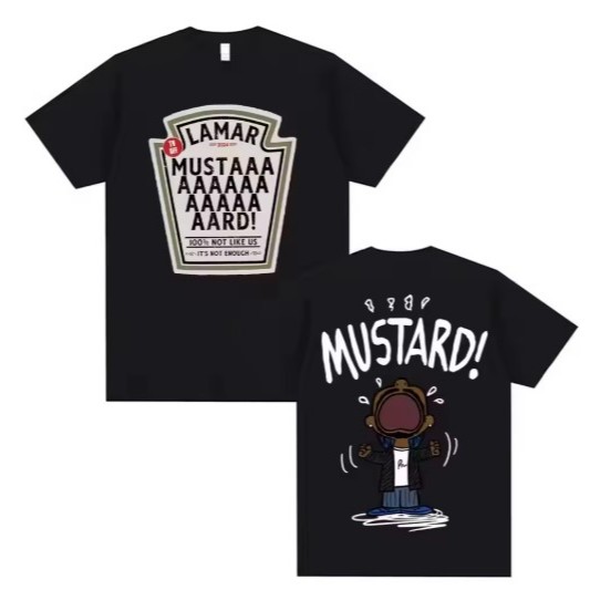 Camiseta Estampa Adulto/Infantil Lançamento Unissex Em Algodão Kendrick Lamar, Mustaaaaaaaaard!